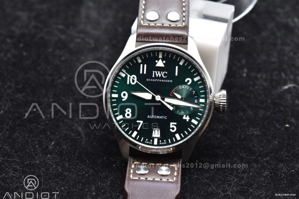 Pilot Strap Leather Big HighQuality A Best 524 ZF Brown Edition Real IW500901 on 0321